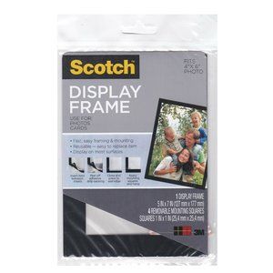 Scotch Photo Display Frame 5" x 7" Fits 4" x 6" Photo Use For: Photos Cards